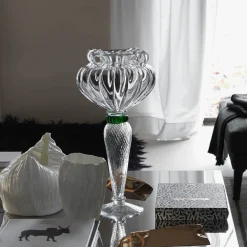 Hera Transparent & Green Vase by Borek Sipek