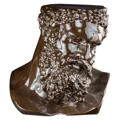 Hercules Ceramic Bust Sculpture