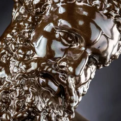 Hercules Ceramic Bust Sculpture