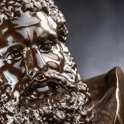 Hercules Ceramic Bust Sculpture