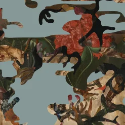 Hidden In Plain Sight Nikko Blue Wallpaper by Magnus Gjoen