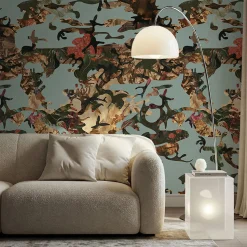 Hidden In Plain Sight Nikko Blue Wallpaper by Magnus Gjoen