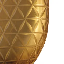 Honey Geometric Murano Glass Vase