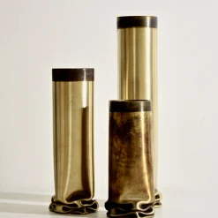 Hot Brass Medium Vase