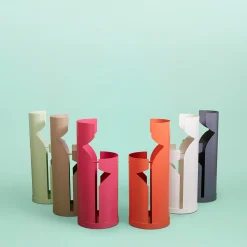 Hug White Metal Umbrella Holder by MM Company