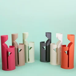 Hug White Metal Umbrella Holder by MM Company