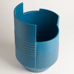 Hugo Petrol Blue Vase by Simona Cardinetti