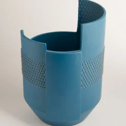 Hugo Petrol Blue Vase by Simona Cardinetti