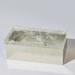Hyaline Quartz Brass Box