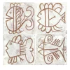 I Pesci Vallauris Set of 4 Tiles