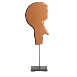 Il capo Brown Leather sculpture