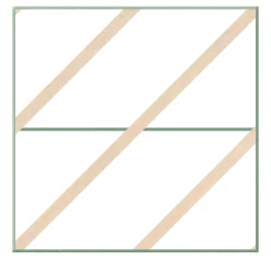 Il Duomo Geometric Motif Pink and White Ceramic Tile