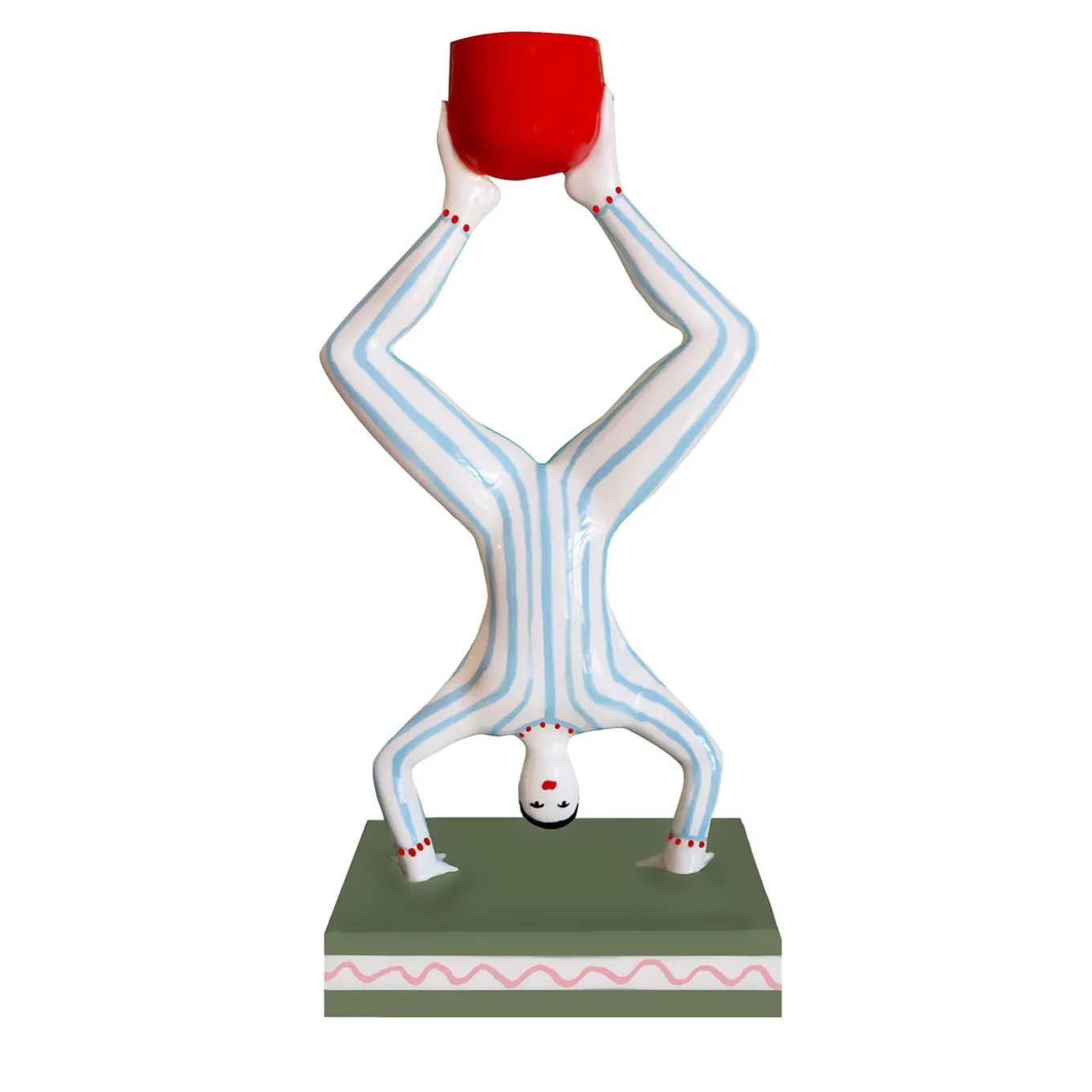 Ilvo Multicolor Ceramic Candle Holder