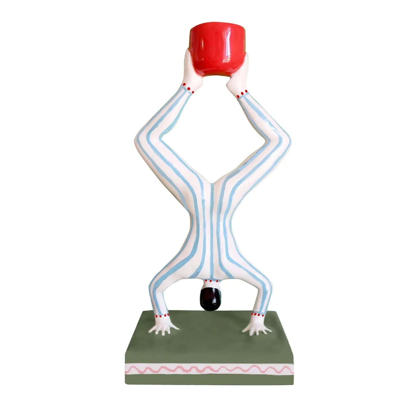 Ilvo Multicolor Ceramic Candle Holder