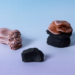 Impronta Set of 4 Black Door Knobs #3 by Nicole Valenti