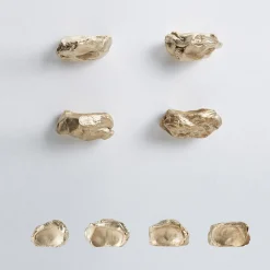 Impronta Set of 4 Brass Door Knobs #1 by Nicole Valenti