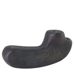 Inca Evolution Set of 4 Black Door Knobs #1 by Nicole Valenti