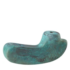 Inca Set of 4 Green Door Knobs #1 by Nicole Valenti