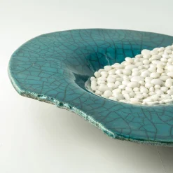 Incanto Mediterraneo Blue Ceramic Decorative Plate by Nino Basso