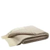 Indianina Beige 100% Cashmere Blanket