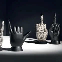 Infamis Nero Decorative Sculpture by Ugo La Pietra