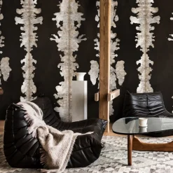 Ink Blots Shibori Wallpaper