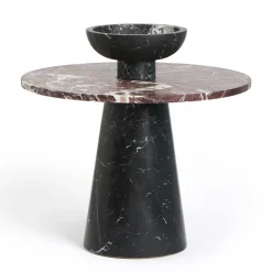 Inside Out Black Marquina Centerpiece by Karen Chekerdjian