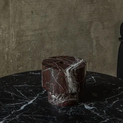 Inside Out Red Levanto Candleholder by Karen Chekerdjian