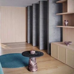 Inside Out Red Levanto Candleholder by Karen Chekerdjian