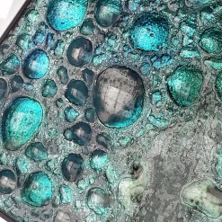 Insula Aqvamater Round Mirror by Massimiliano Giordano