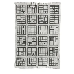 Insula Black Blanket by V. Mancini and P. Iaconantonio