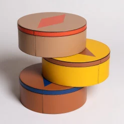 Intarsio Briolette Mimosa Pekan Circle Box