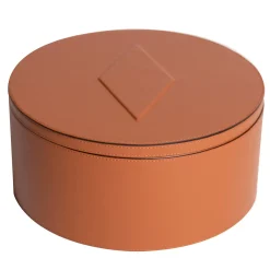 Intarsio Pecan Circle Box