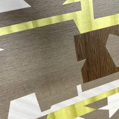 Intarsio Wood Inlaid Polychrome Decorative Panel