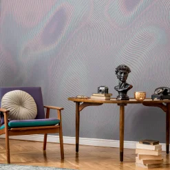 Interferenze Ultraviolette Wallpaper by Studio Lievito