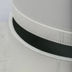 Inverno 85 Large Round Leather Box