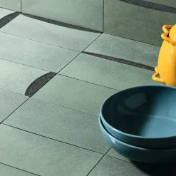 Inversi Set of 22 Green Tiles by Margherita Rui