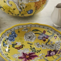 Iris Garden Yellow Centerpiece