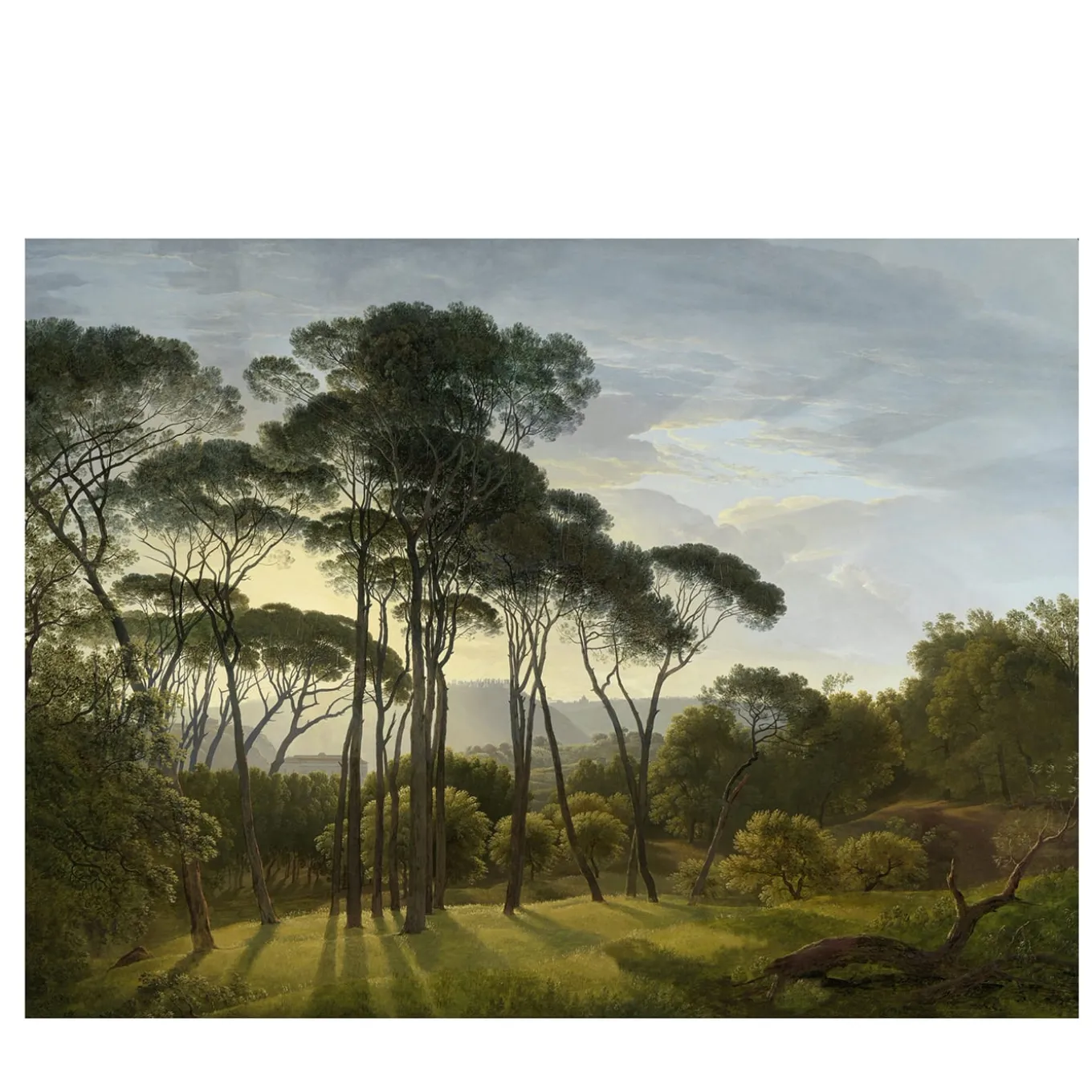 Italian Panorama Color Wallpaper