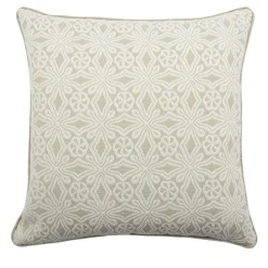 Ivory Carrè Cuschion in Lovely Jacquard Fabric