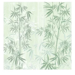 Japanese-Style Watercolor Bamboo Forest Wallpaper