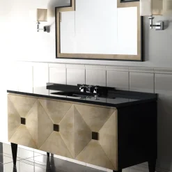 Jetset 3 Gold Vanity Unit