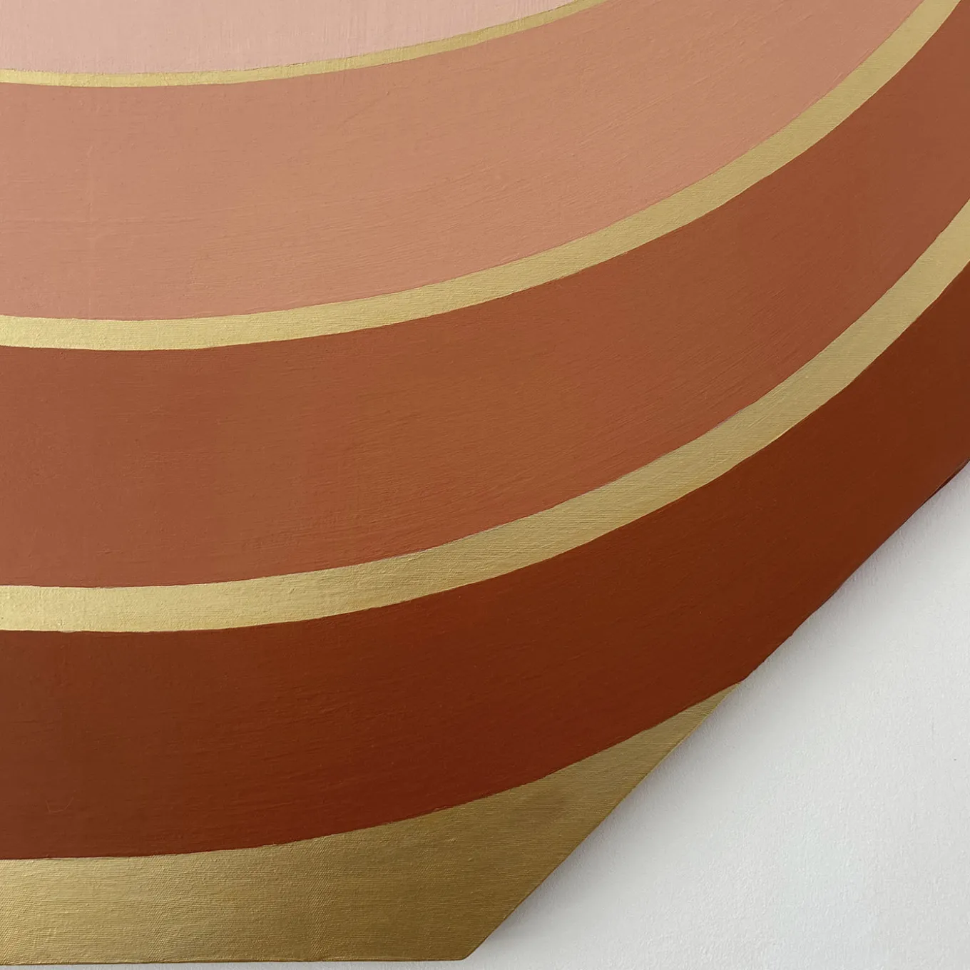 Joy Orange Octagonal Decorative Panel