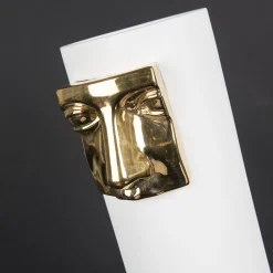 Juno's Nose White and Gold Vase