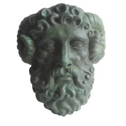 Jupiter Ammon Ceramic Wall Sculpture