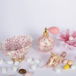 24K Gold and Pink Murrine Perfume Spray Bottle