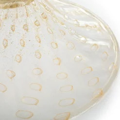 24K Golden & Black Footed Vase