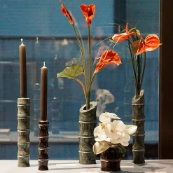 Kadomatsu Green Guatemala Candleholder by Michele Chiossi