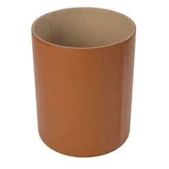 Kandinsky Terracotta Brown and Cappuccino Beige Paper Bin