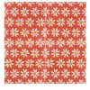 Kimeya Red Margherita Set of 4 Tiles by Vincenzo Messina